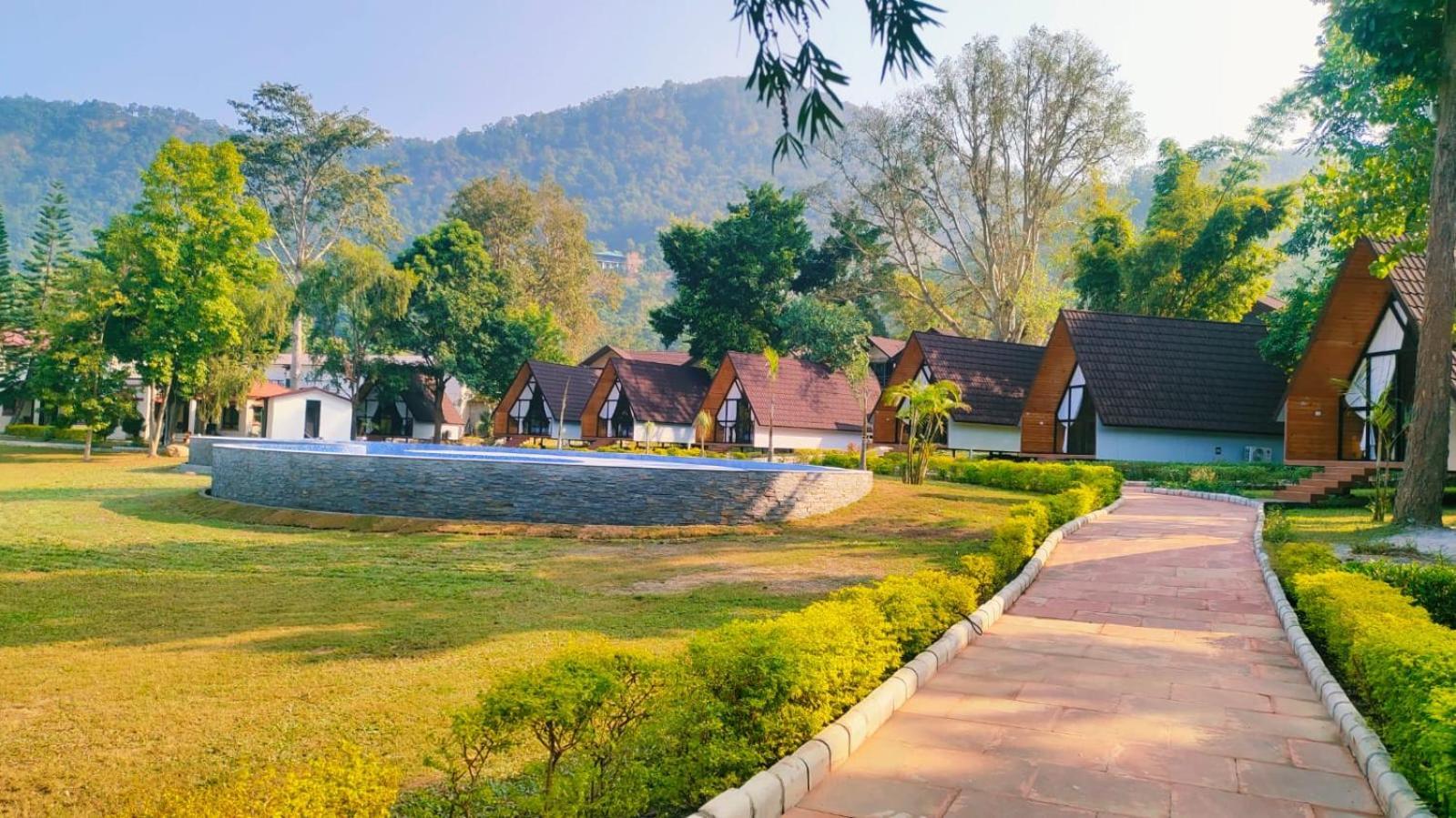 Welcomheritage Tarangi Ramganga Resort Marchula Eksteriør bilde